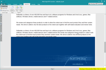 Wide Angle PDF Converter screenshot 4