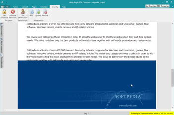 Wide Angle PDF Converter screenshot 5