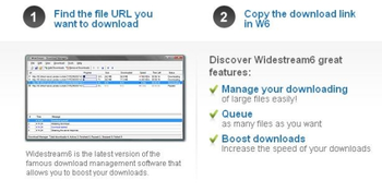 Widestream screenshot