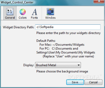 Widget Control Center screenshot 2