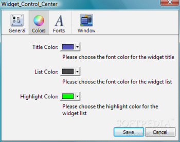 Widget Control Center screenshot 3