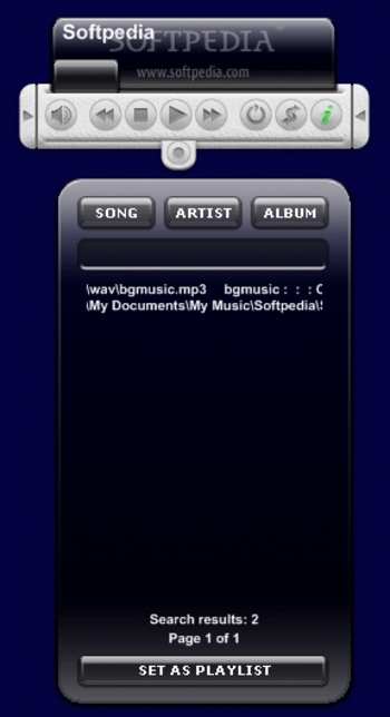 Widget Media Player screenshot