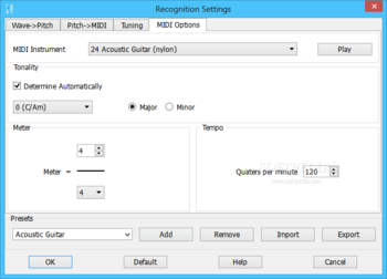 WIDI Recognition System Standard screenshot 14