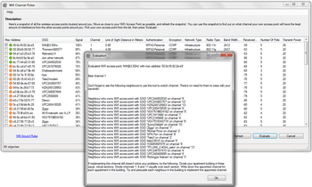 WiFi Channel Picker screenshot