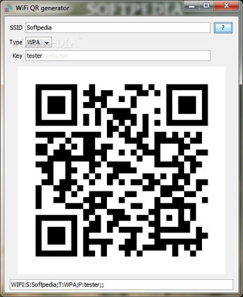 Wifi QR Generator screenshot