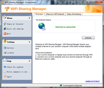 WiFi Sharing Manager screenshot