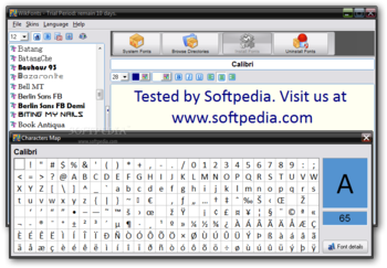 WikFonts screenshot 2