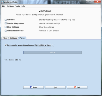 wiki2xhtml screenshot 3