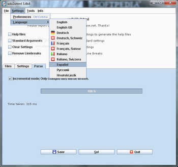 wiki2xhtml screenshot 4