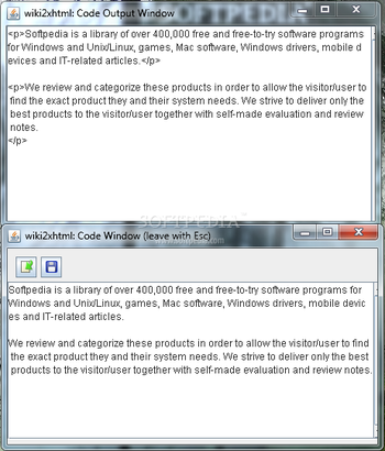 wiki2xhtml screenshot 6