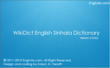 WikiDict English Sinhalese Dictionary screenshot 3
