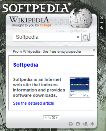 Wikipedia screenshot