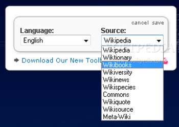 Wikipedia Search Vista Gadget screenshot 2