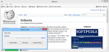 Wikitool screenshot 2
