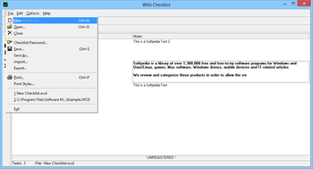 Wild Checklist Professional screenshot 2