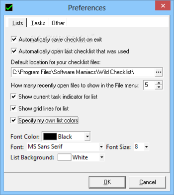 Wild Checklist Professional screenshot 6