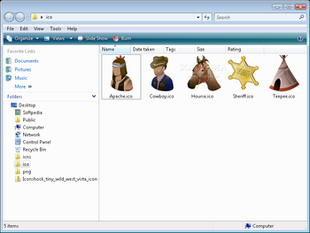 Wild West Vista Icons screenshot