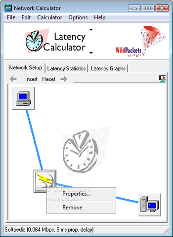 WildPackets Network Calculator screenshot 5