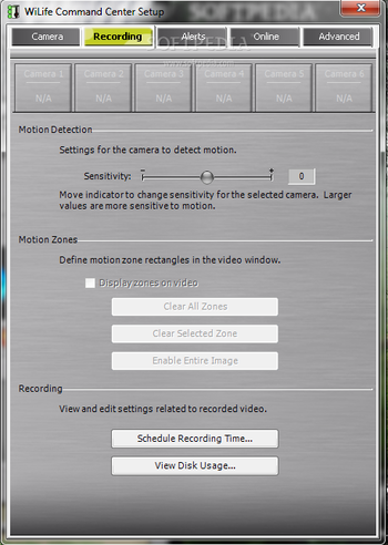 WiLife Command Center screenshot 2