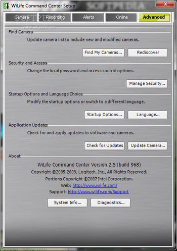 WiLife Command Center screenshot 4