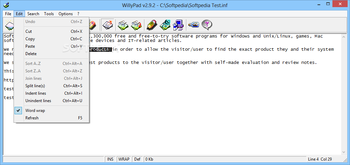 WillyPad screenshot 2