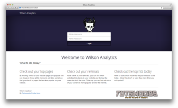 Wilson Analytics screenshot