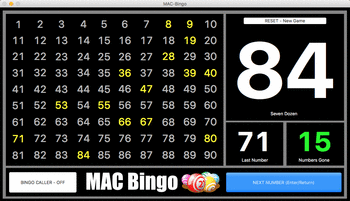 Win-Bingo screenshot