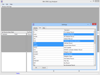 Win DNS Log Analyser screenshot 2
