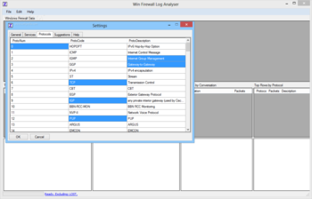 Win Firewall Log Analyser screenshot 3