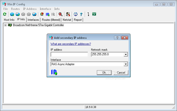 Win IP Config screenshot 2