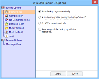 Win Mail Backup screenshot 11