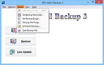 Win Mail Backup screenshot 4