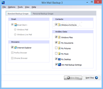 Win Mail Backup screenshot 6