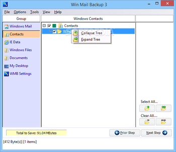 Win Mail Backup screenshot 7