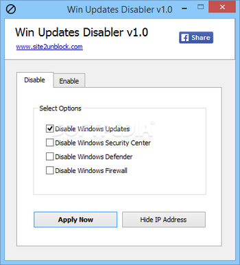 Win Updates Disabler Portable screenshot