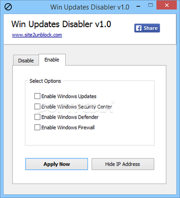 Win Updates Disabler Portable screenshot 2
