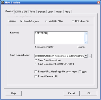 Win Web Crawler screenshot 3