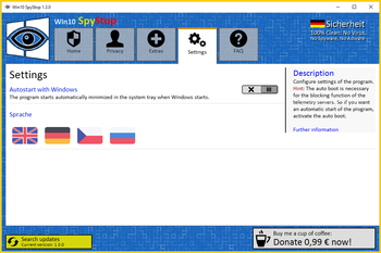 Win10 SpyStop screenshot 4