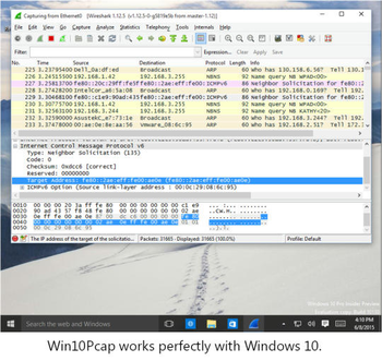 Win10Pcap screenshot