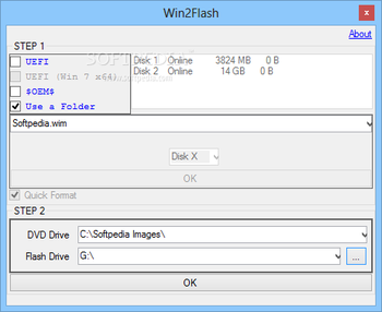 Win2Flash screenshot