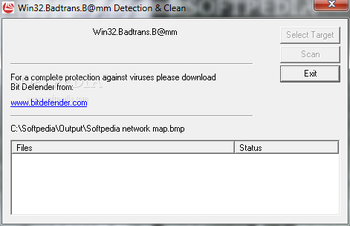 Win32.Badtrans.B@mm Detection & Clean screenshot