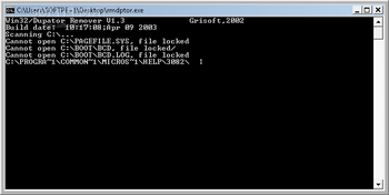 Win32/Dupator Remover screenshot