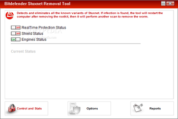 Win32.Worm.Stuxnet Removal Tool screenshot
