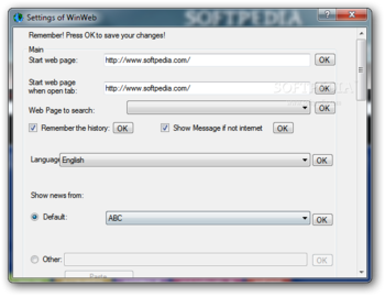 Win4Web Browser Deluxe screenshot 3