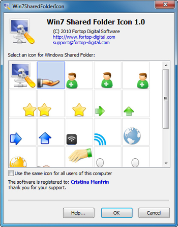 Win7 Shared Folder Icon screenshot
