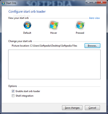 Win7 Start Orb Loader screenshot