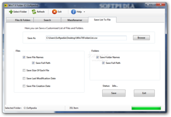 Win7 X Folder screenshot 4