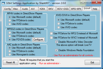 Win7codecs screenshot 2