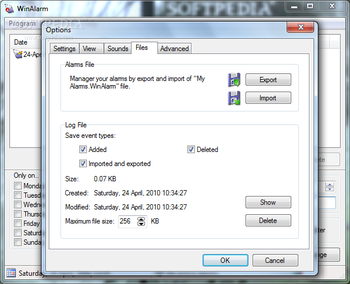 WinAlarm screenshot 5
