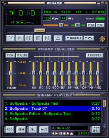 Winamp screenshot